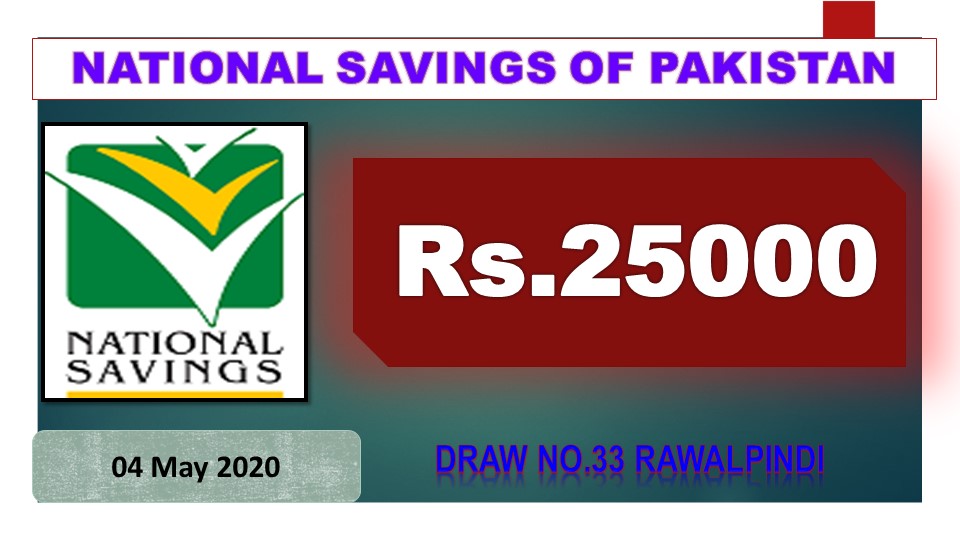 Rs. 25000 Prize bond Draw #33 List results