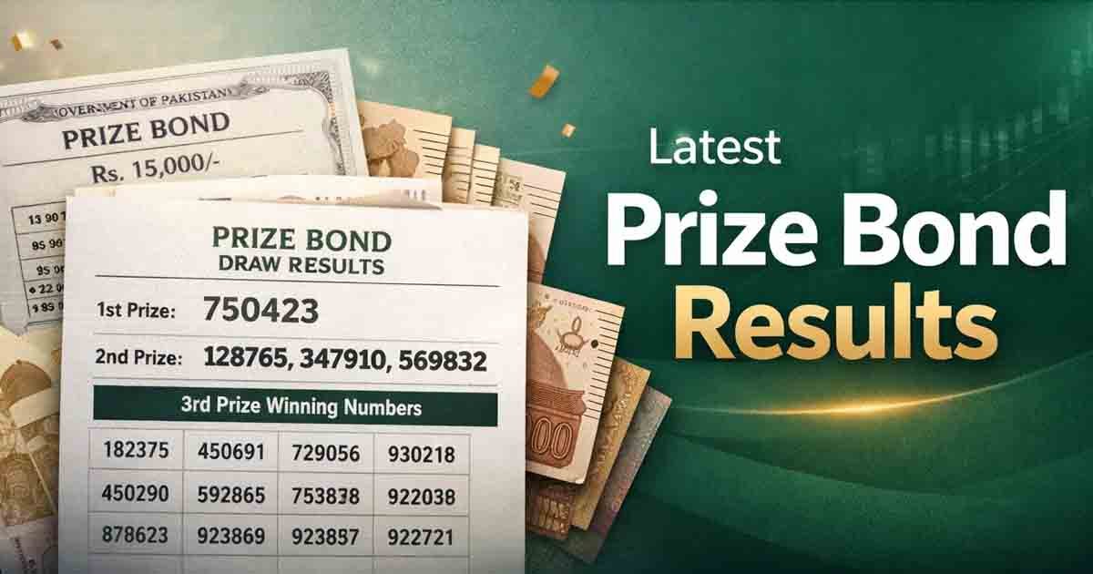 Rs. 750 Prize Bond list Draw Check Online